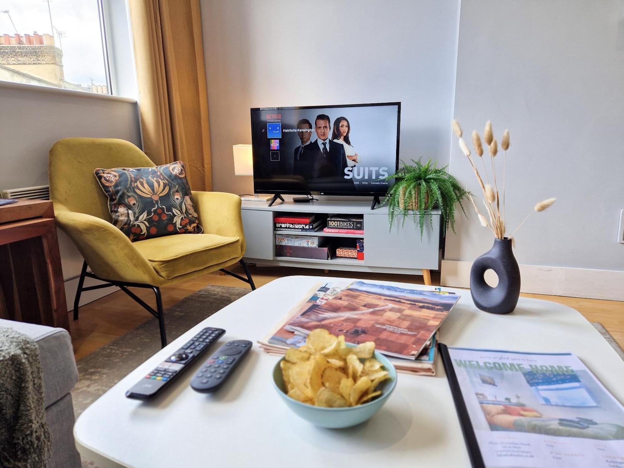 1-Bed Apartment, Close To Kensington Olympia With Free Wi-Fi & Netflix London Exterior foto