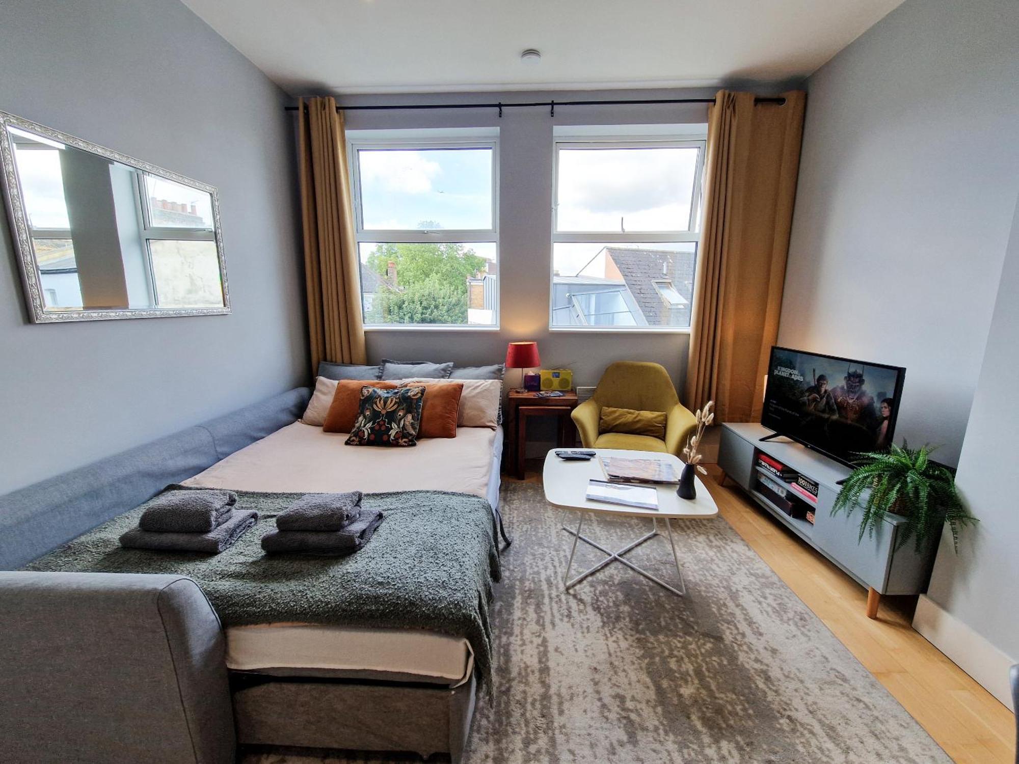 1-Bed Apartment, Close To Kensington Olympia With Free Wi-Fi & Netflix London Exterior foto