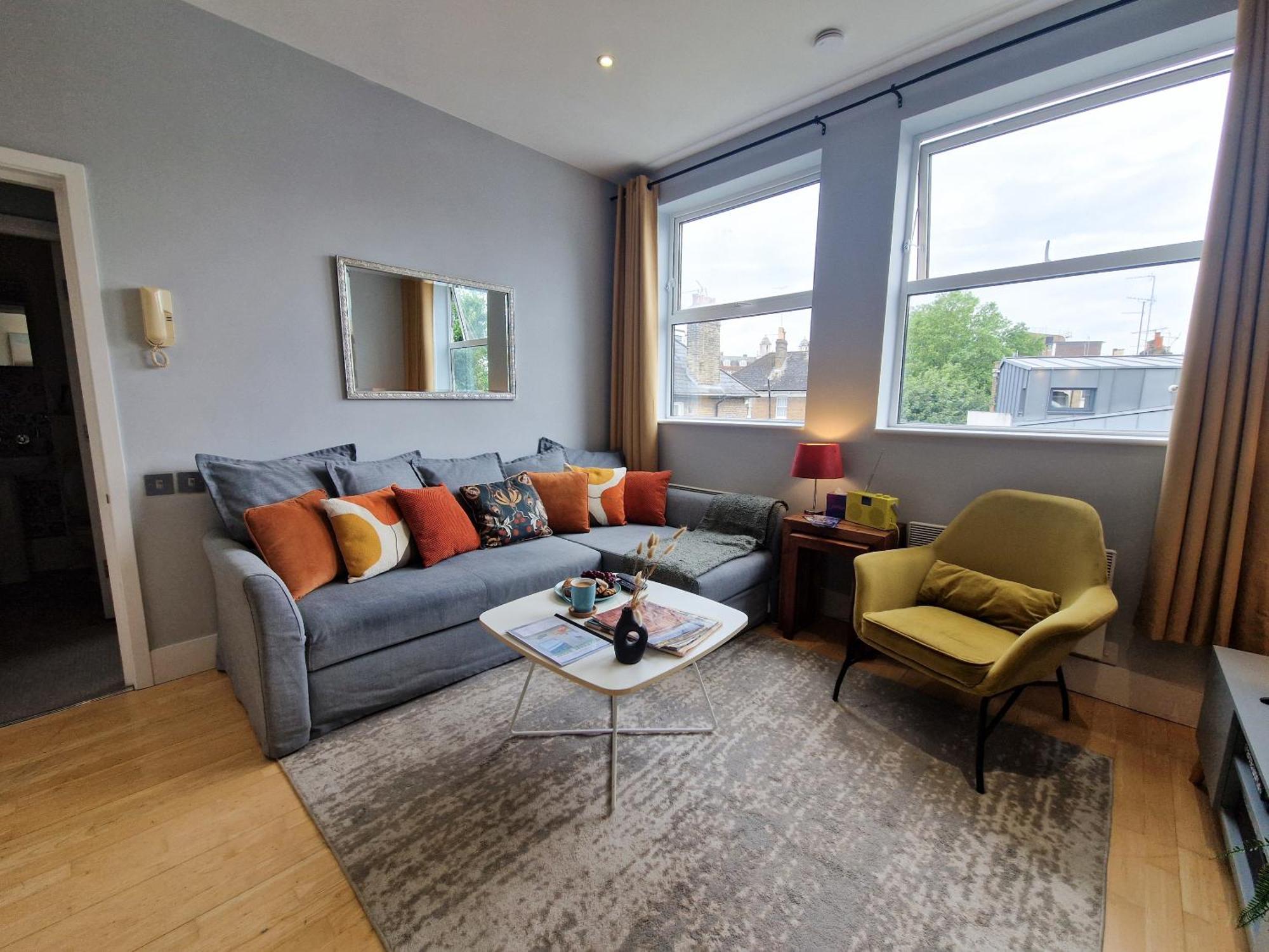 1-Bed Apartment, Close To Kensington Olympia With Free Wi-Fi & Netflix London Zimmer foto